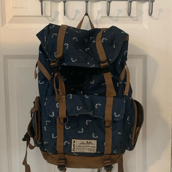 Kavu fish print backpack - Picture 4 of 4
